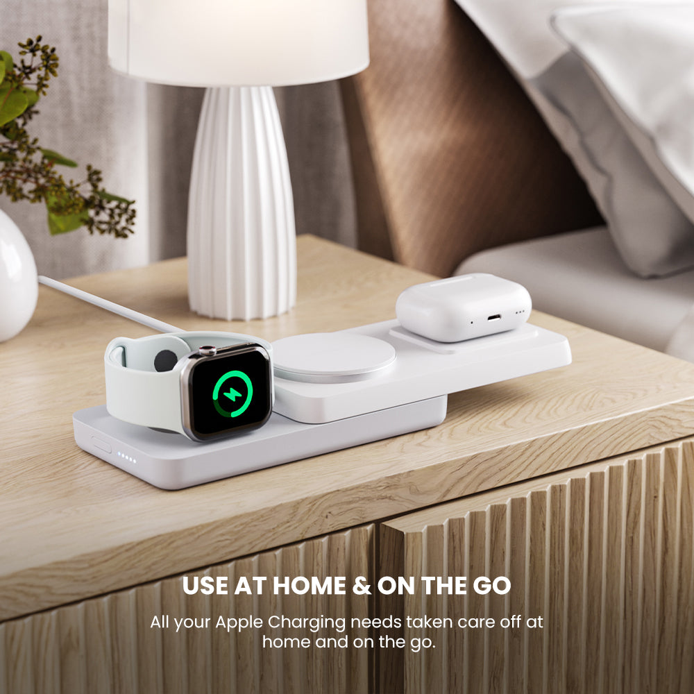 GLYDE 4-in-1 Portable Charging Station & 10000mAh Power Bank