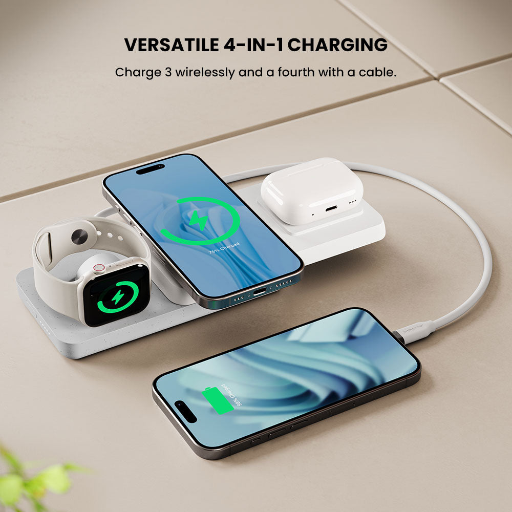 GLYDE 4-in-1 Portable Charging Station & 10000mAh Power Bank